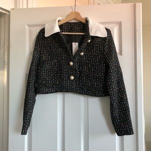 storets Jackets & Coats - Tweed jacket with pearl buttons storets Jackets & Coats - Tweed jacket with pearl buttons